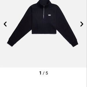 Black Half-Zip Women's Sweater